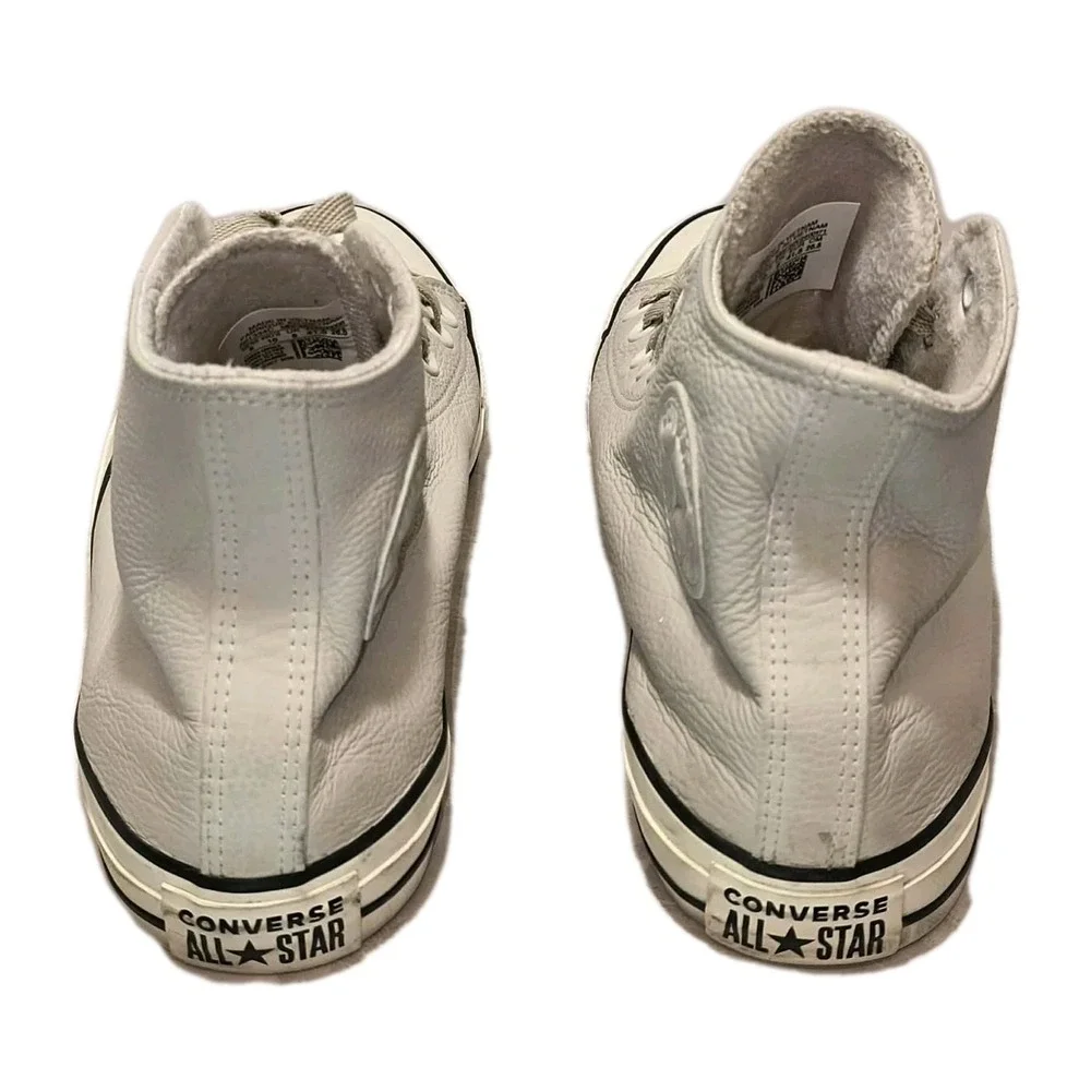 Converse Chuck Taylor All Star Leather Hi Top GUC Men 8 Women 10 🤍